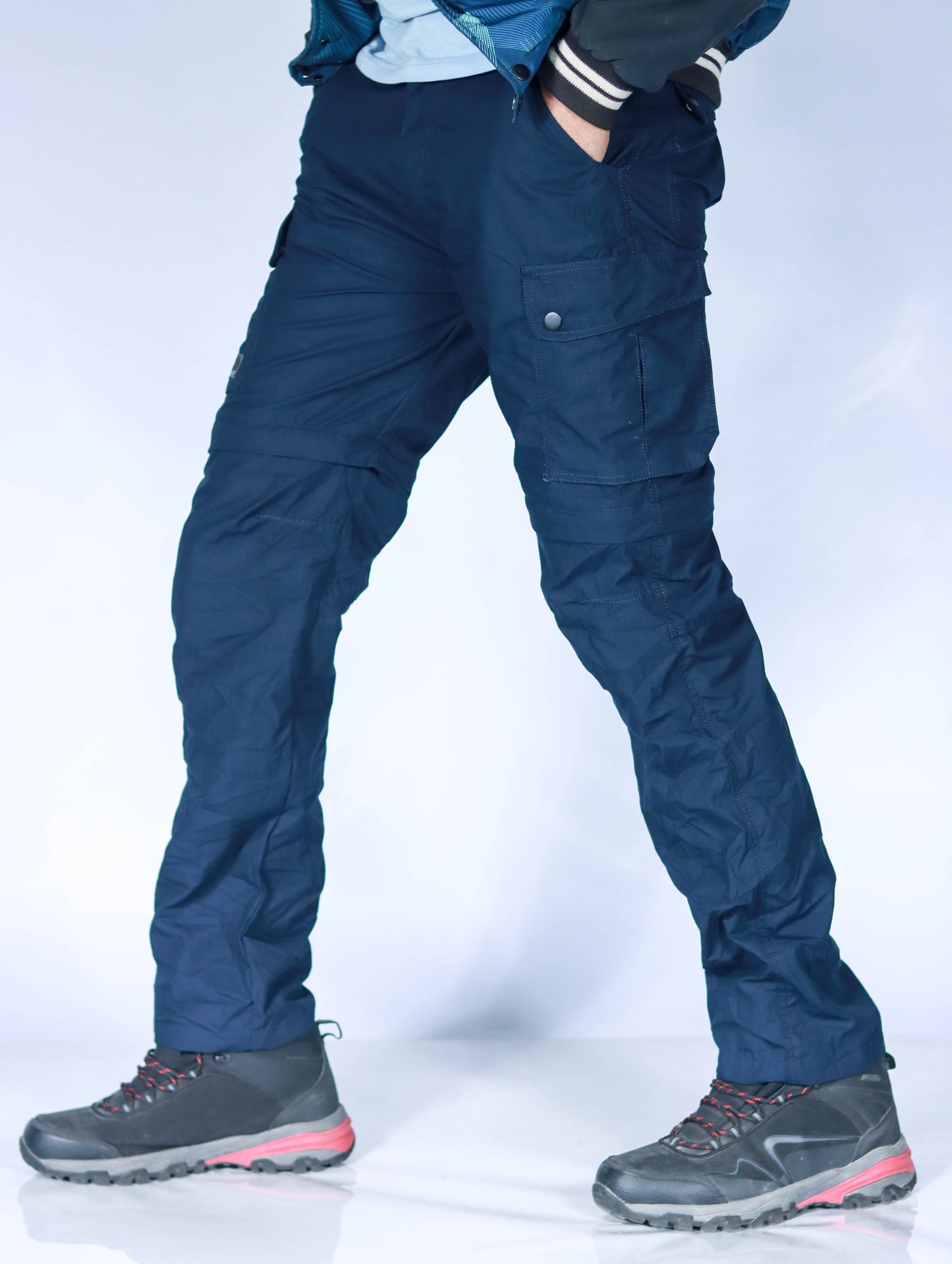 Walkoutwear Style-11 Convertible Cargo For Men (Nevy-Blue)