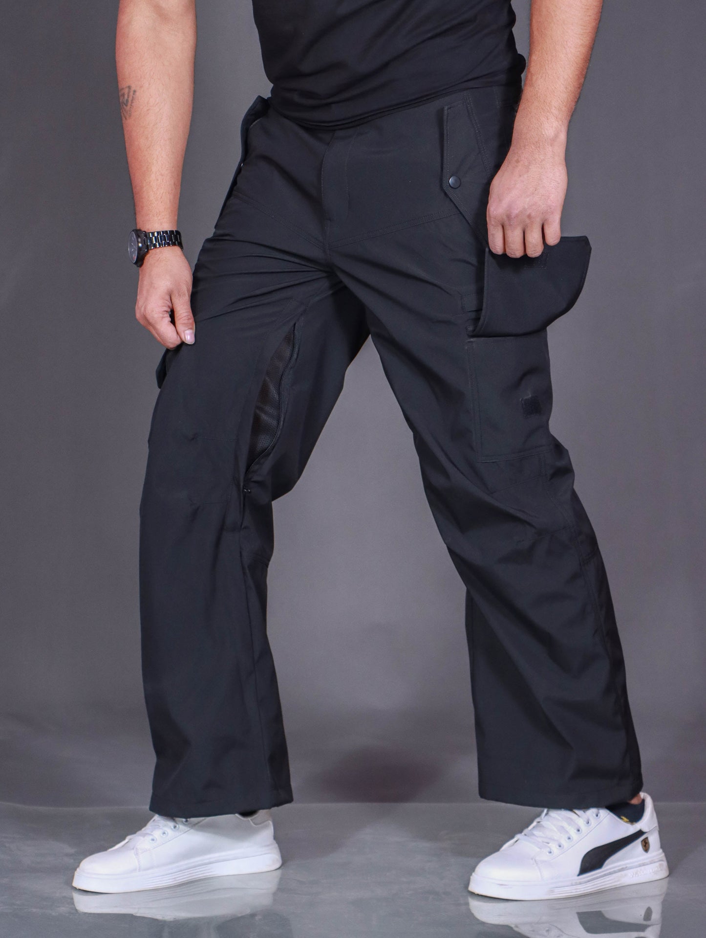 Walkoutwear Style-1 Summer Semi-Ski Pant (Black)