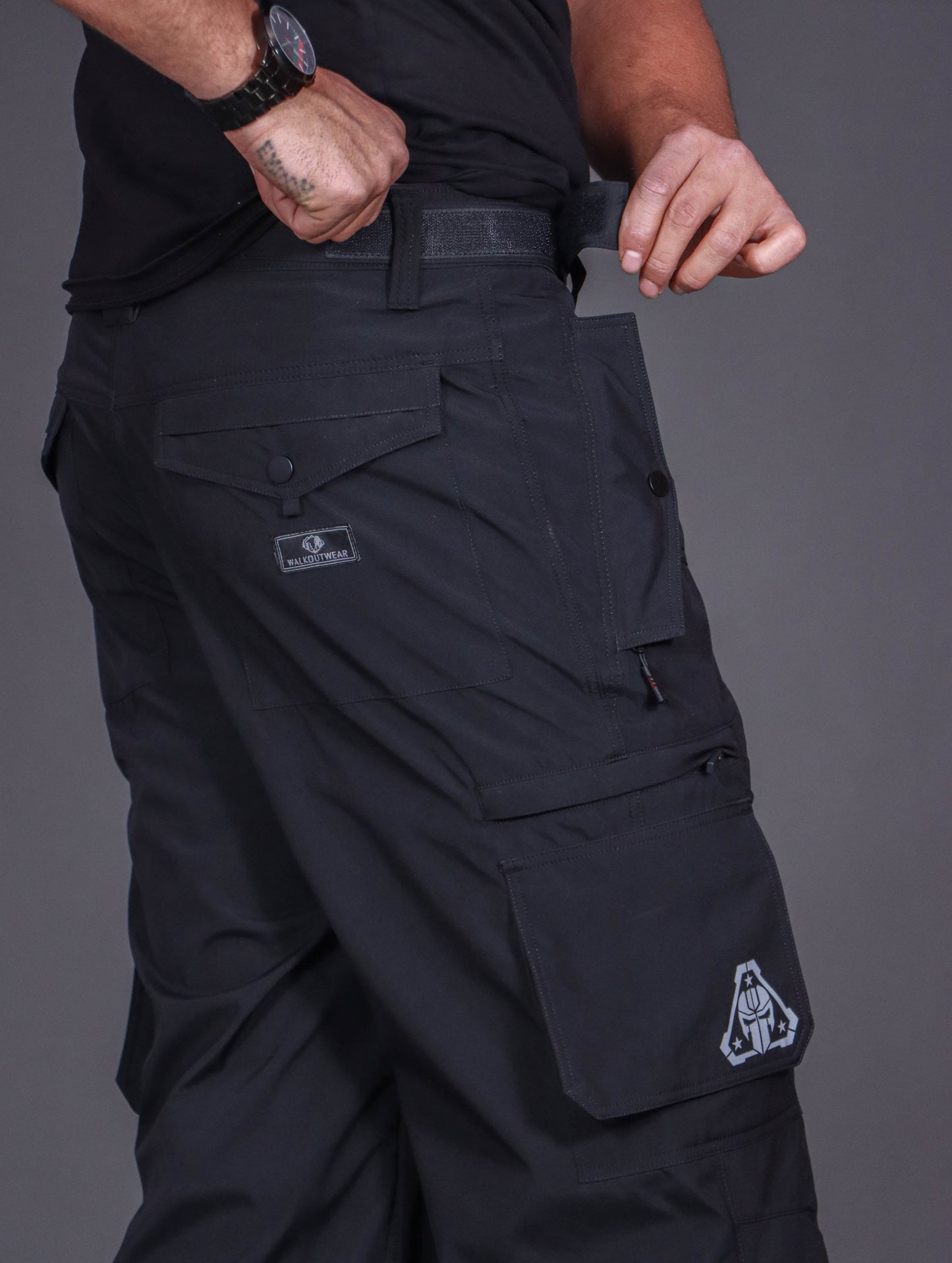 Walkoutwear Style-1 Summer Semi-Ski Pant (Black)