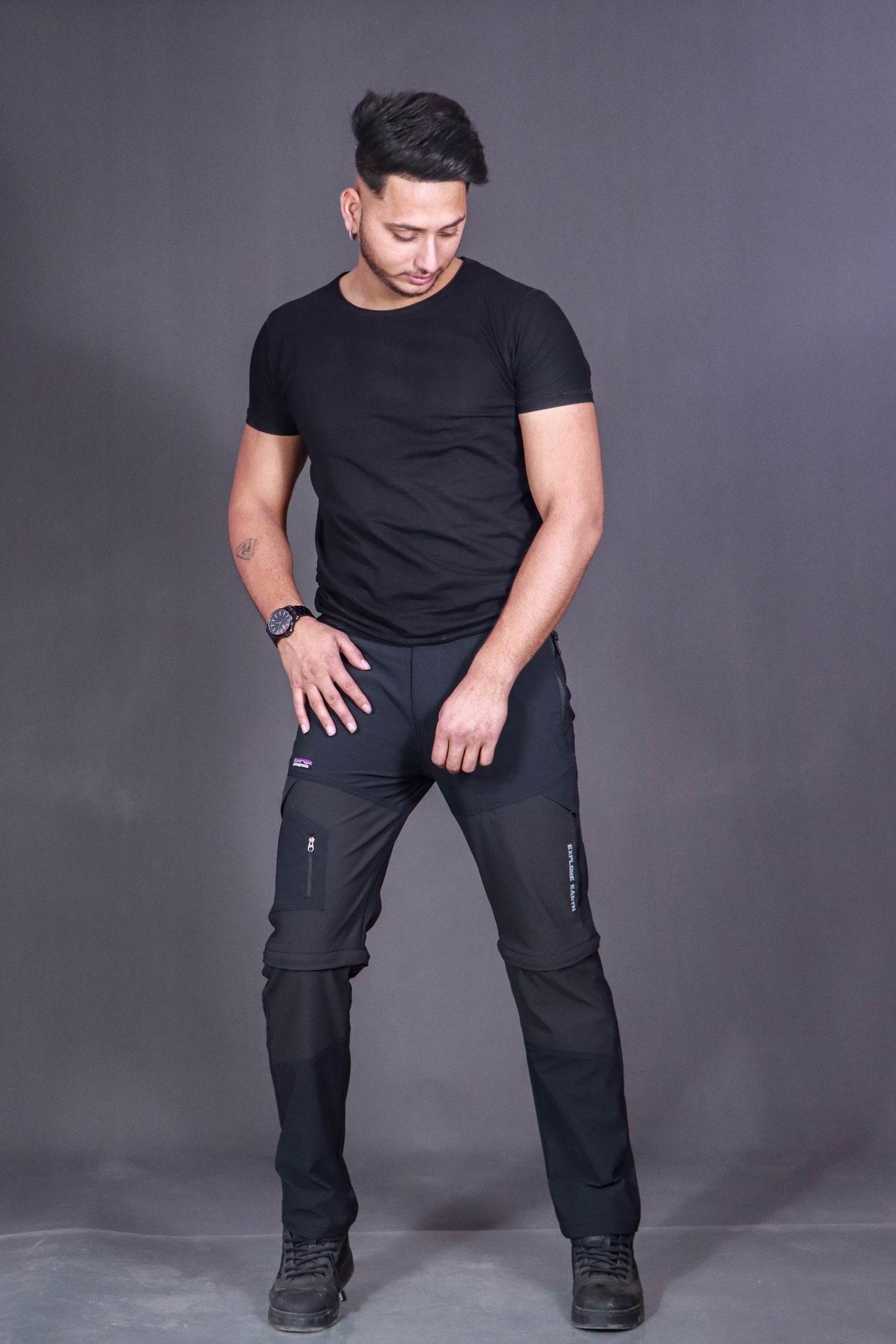 Walkoutwear Style-1 Summer Semi-Ski Pant (Black)