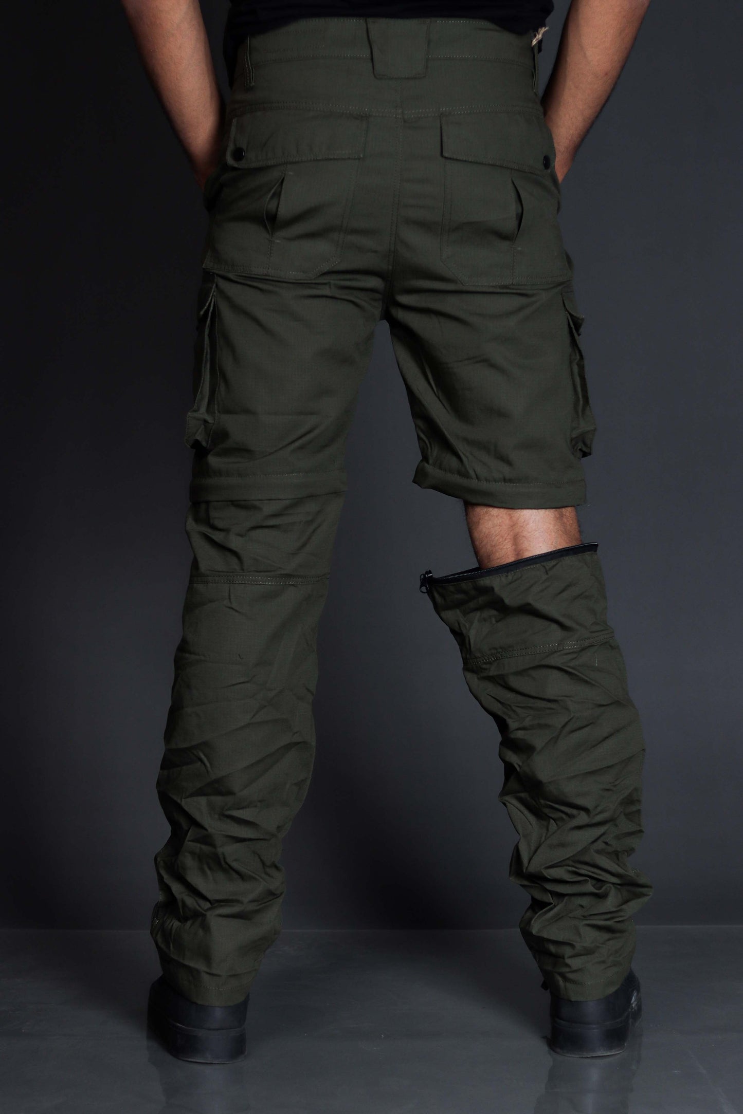 Walkoutwear Style-11 Convertible Cargo For Men (Green)