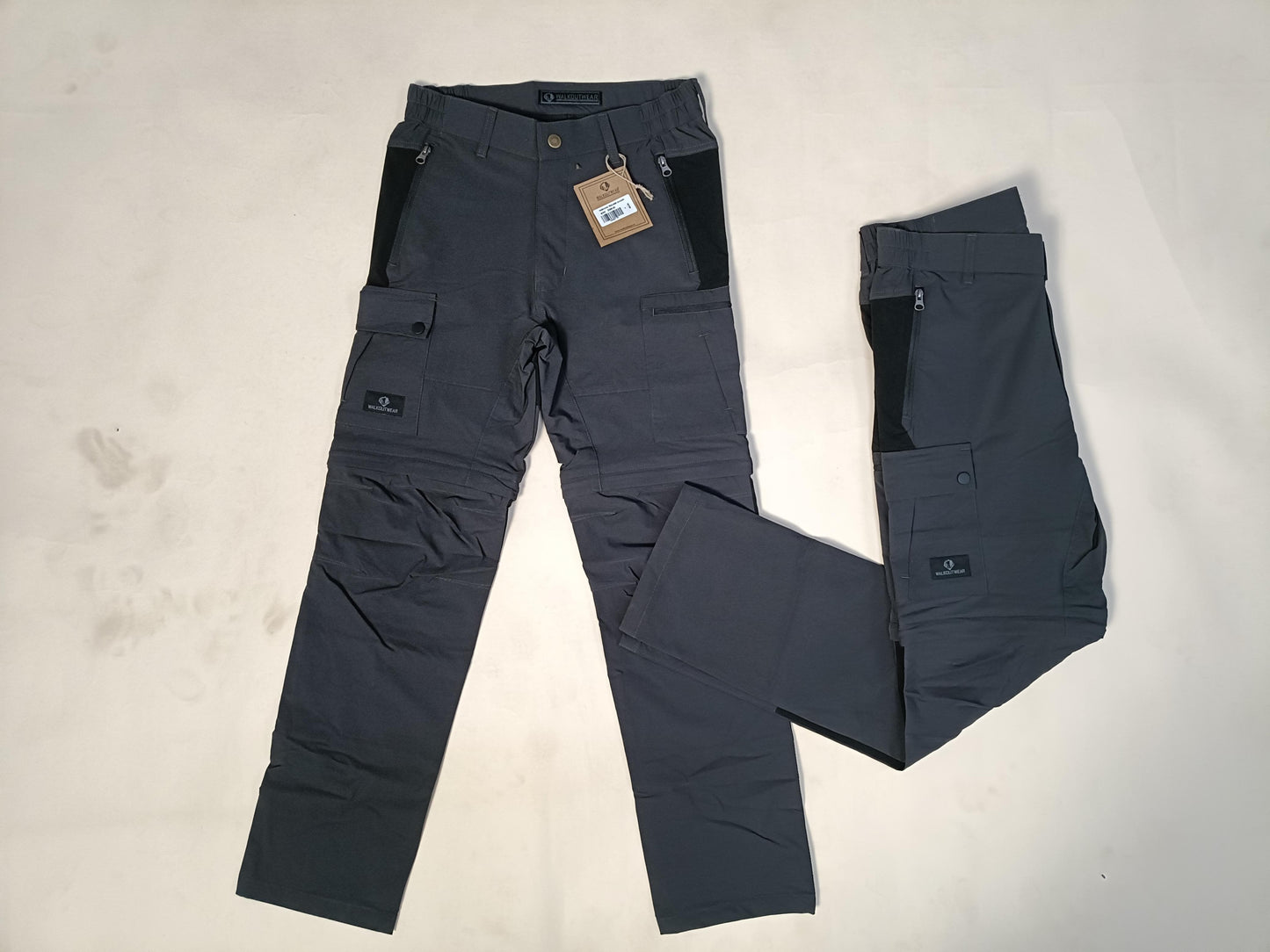 SUMMER TRACK PANT DIVIDER STYLE-18 GRAY BLACK